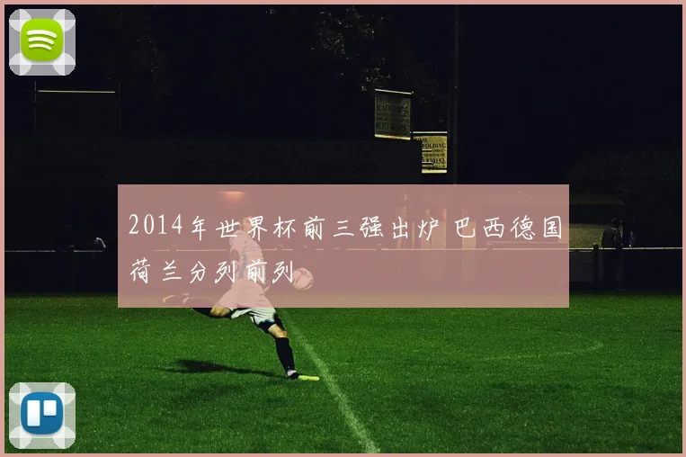 2014年世界杯前三强出炉 巴西德国荷兰分列前列